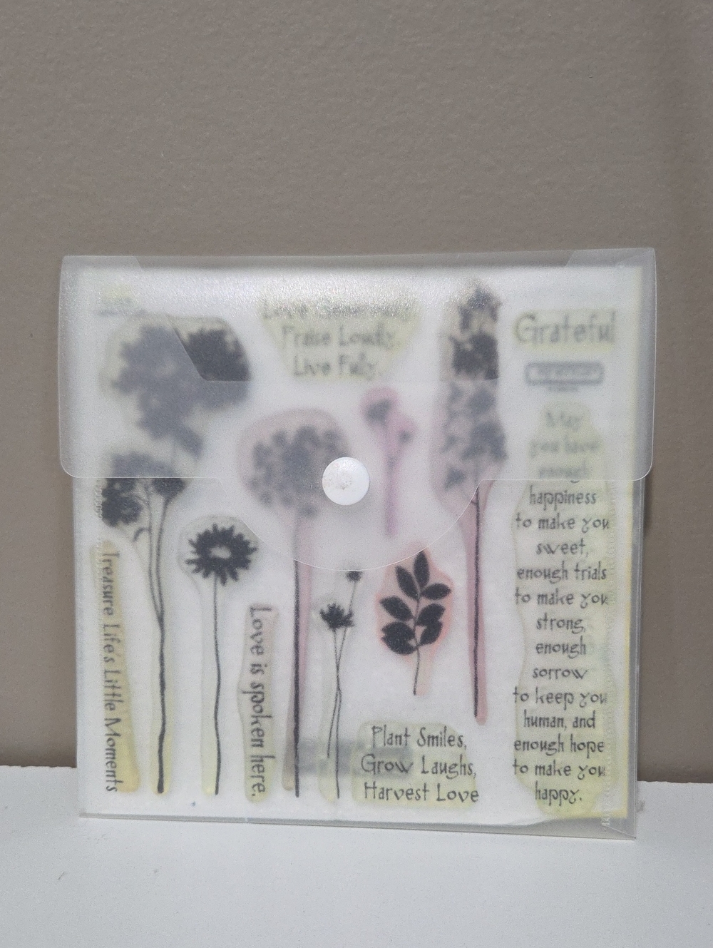 Treasure Life CTMH Clear stamp set my Acrylix